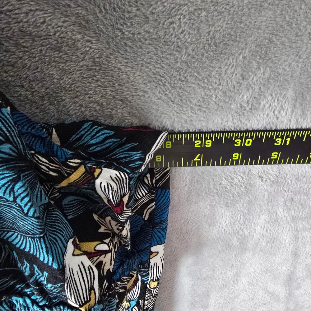 Cubavera Mens 2XLT Toucan Hibiscus Tropical Print Viscose Button Down Shirt 2EGA - Picture 5 of 8